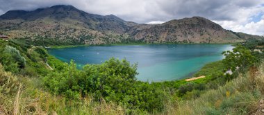 Yunanistan 'ın Girit adasındaki Kournas Gölü