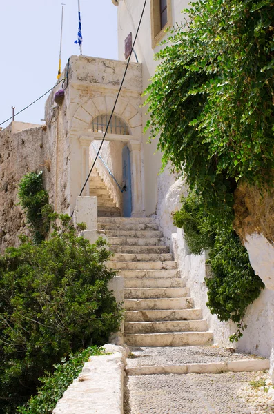 Escaleras legendarias del monasterio Chrisoskalitissa, Creta —  Fotos de Stock