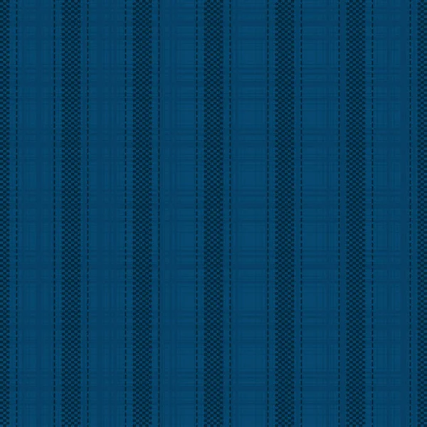 Azul Escuro Listrado Clássico Textura Sem Costura Padrão Ilustração Vetorial —  Vetores de Stock