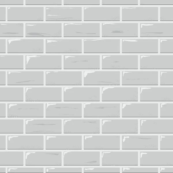 Muro Ladrillo Ladrillo Gris Claro Con Blanco Como Fondo Liso — Vector de stock