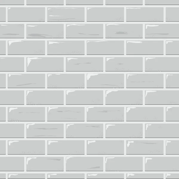 Açık gri tuğlalardan oluşan tuğla duvar, arka plan kadar beyaz ve pürüzsüz.