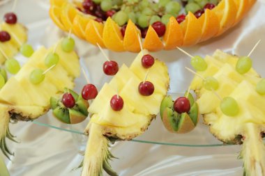 Paletler çeşitli lezzetli aperatif ile