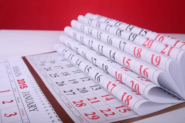 basit Avrupa 2015 yılı takvimi