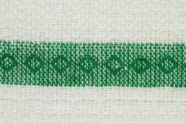 Havlu beyaz üzerine izole