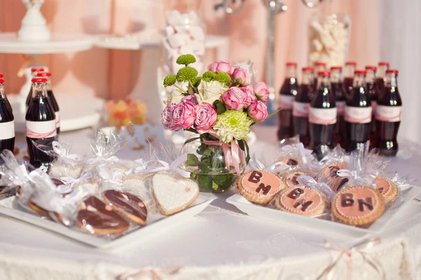 결혼식을 위한 식탁 — 스톡 사진