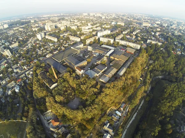 Vue aérienne du quartier résidentiel de la ville de Zhitomir, Ukraine — Photo