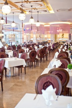 Restoranın boş hall