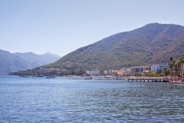 Marmaris sahil görünümünü. Türkiye
