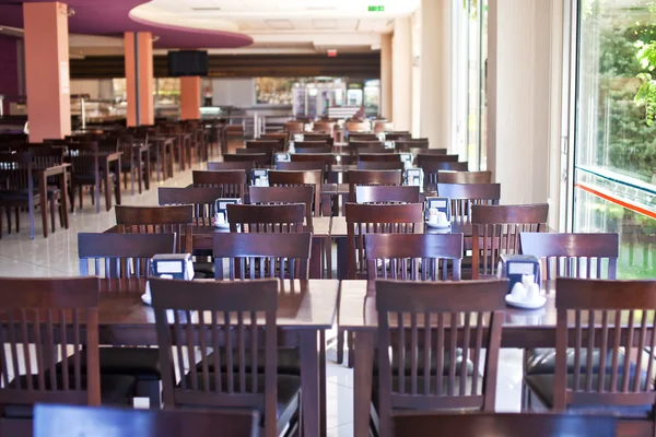 The interior of the cafe without people — Stock Photo, Image