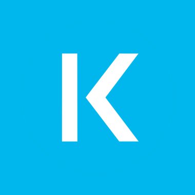 Kava Ağı beyaz düz simgesi mavi arkaplanda izole edildi,