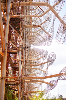 Çernobil bölgesinde telsiz anteni Duga-2.