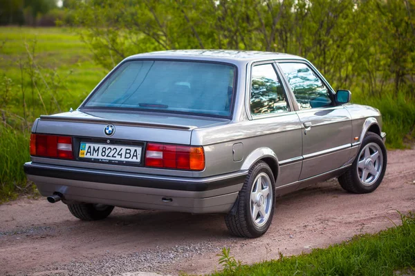 Kyiv Ukraine May 2020 Back Old German Rare Car Bmw — 图库照片