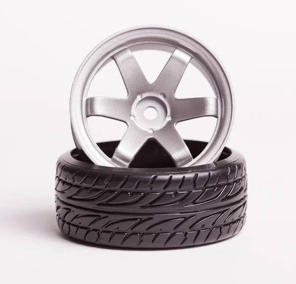 RC drift tires and rims — Stock Photo, Image