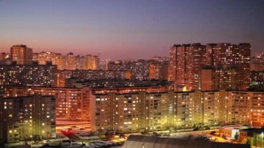 Kiev bölgesinde akşam