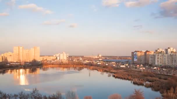 KIEV, UKRAINE - March 11, 2015: 24 Hours TimeLapse — Stock Video