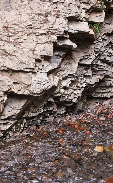 The layered rocks — Stock Photo, Image