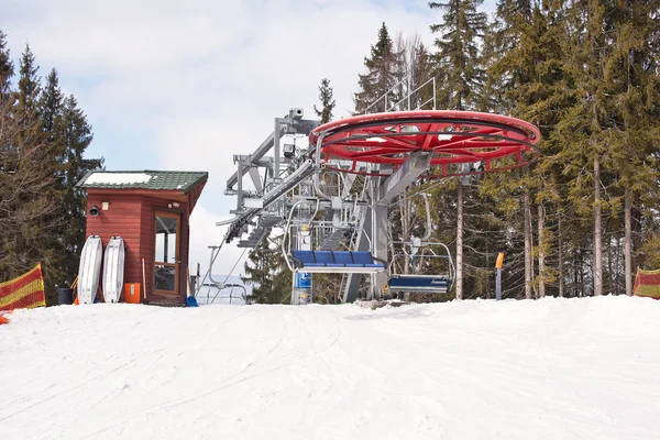 Mechanism chairlift — Stock Photo, Image