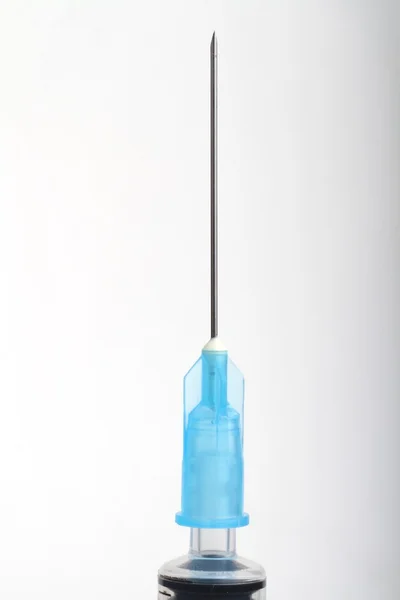 Detalhe de uma seringa — Fotografia de Stock