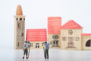 bir köy veya bir barınak ulaşan fiyatı minyatür