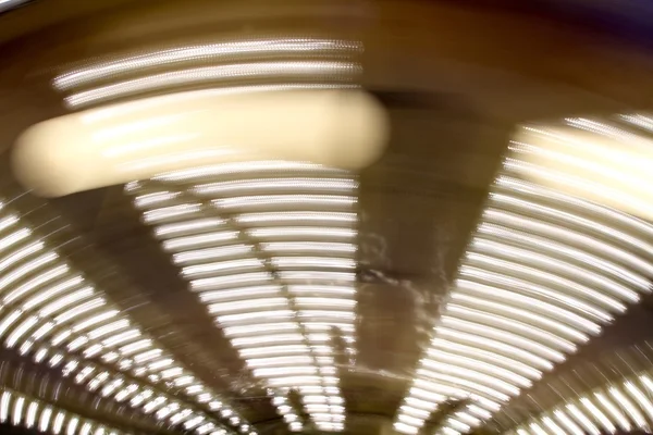 Carousel lights motion in the night — Stock Photo, Image