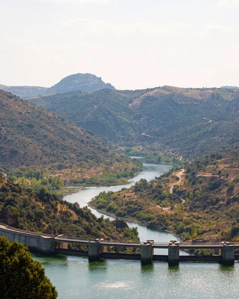 Mogadouro Portekiz Ağustos 2021 Douro Nehri Uçurumları Portekiz Spanya Arasındaki — Stok fotoğraf