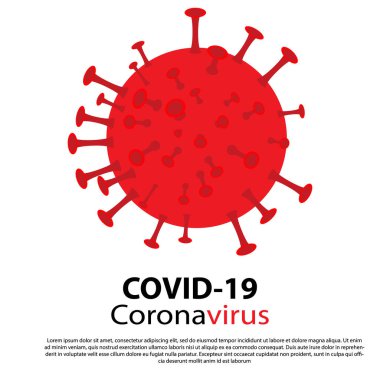 Coronavirus 2019-nCoV vektörü. Coronavirus 2019-nCoV vektörü. Coronavirus hastalığı COVID-19 enfeksiyonu Tıbbi olarak izole edildi.