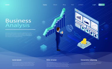 Mali idare kavramı. Karakterli veri analizi kavramı. İş stratejisi, analiz verileri, yatırım. İş başarısı. Dijital Veri Analizi, Mali Yönetim Konsepti