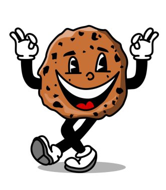 Illustration of a funny cookie