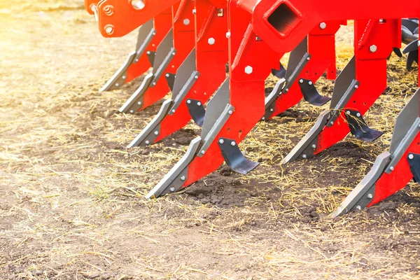 Plough närbild på marken — Stockfoto