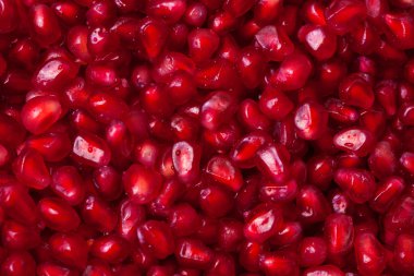 Nar tohumları doku yakın çekim