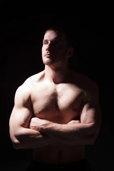 Πορτρέτο του shirtless όμορφος άντρας — Φωτογραφία Αρχείου