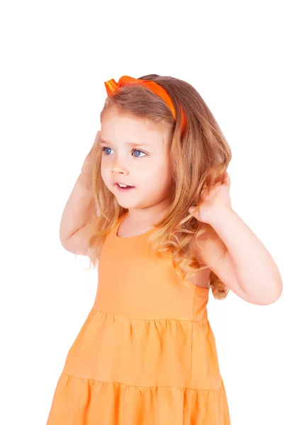 Linda menina sorrindo — Fotografia de Stock