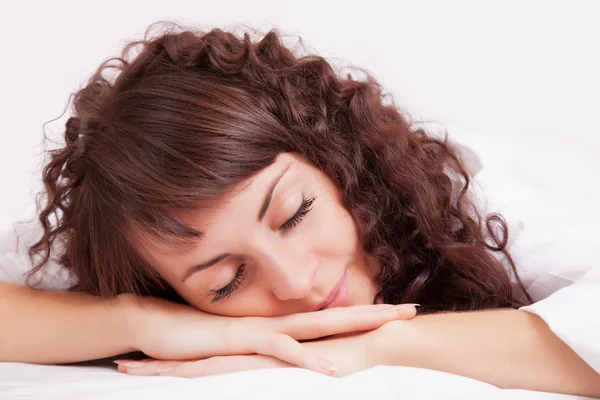 Retrato de la chica dormida —  Fotos de Stock