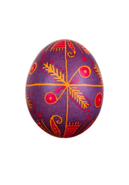 Uovo di Pasqua con ornamento — Foto Stock