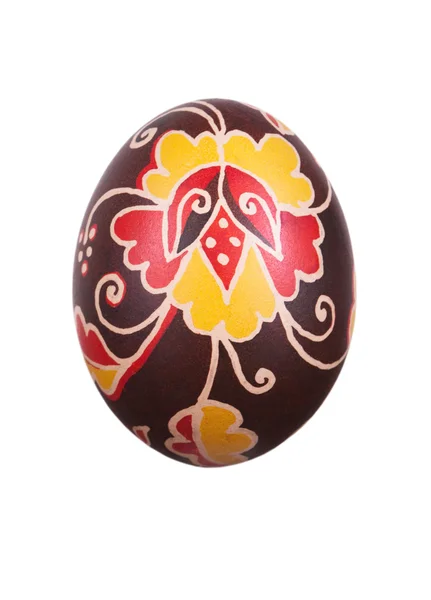 Uovo di Pasqua con ornamento — Foto Stock