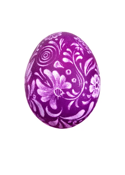 Uovo di Pasqua con ornamento — Foto Stock