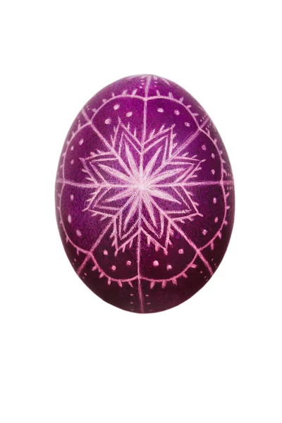 Easter egg with ornament — Stock Photo, Image