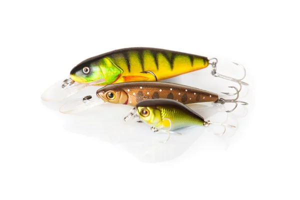 Three wobbler for fishing — Stock Photo, Image