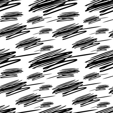 Siyah ve beyaz vektörlerin el yazılarını karala