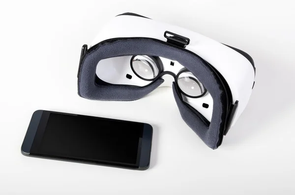 Virtuell verklighet glasögon. Enkelt sätt att se filmer i 3d — Stockfoto