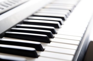 Elektronik klavye enstrüman piyano tuşları
