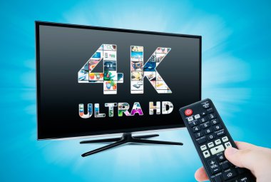 TV ultra hd. 4k televizyon çözünürlük teknolojisi