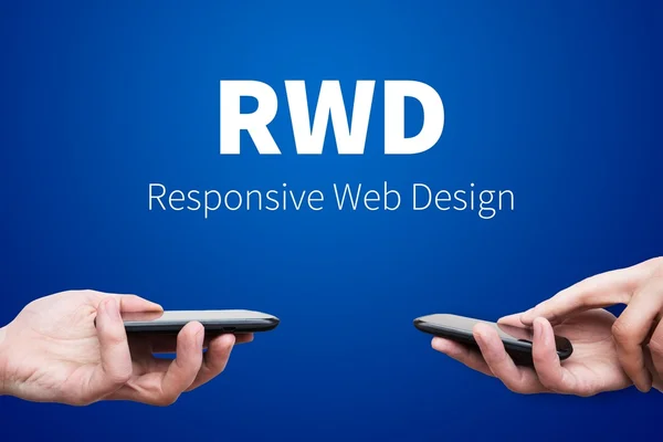 Responsive web design on mobile tablet and smart phone devices — Stock Photo, Image