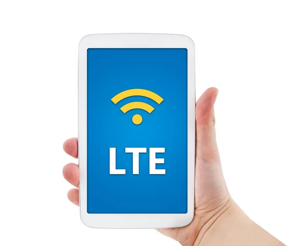 LTE висока швидкість мобільного Інтернету підключення пристрою — стокове фото