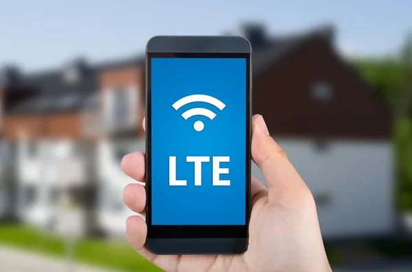 Dispositivo di connessione Internet mobile ad alta velocità LTE — Foto Stock