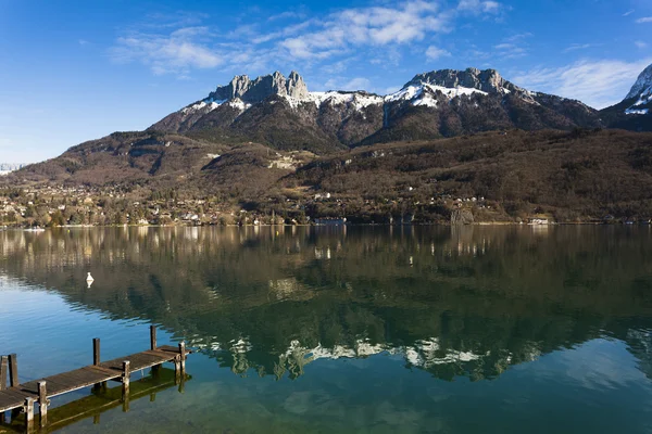 Annecy Gölü, Haute-Savoie, Rhône-Alpes, Fransa — Stok fotoğraf