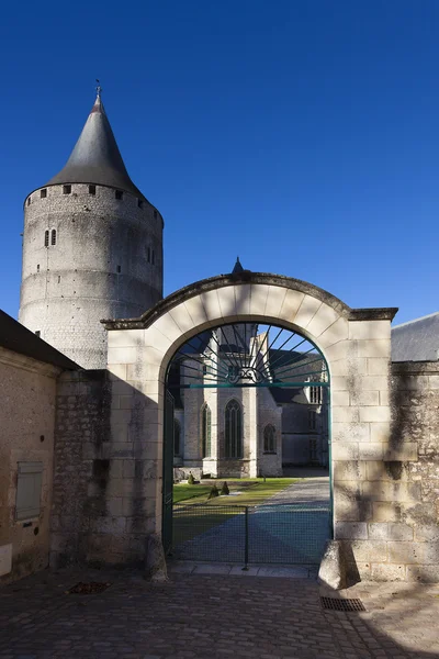 Chateaudun hrad, Eure-et-Loir, centrum, Francie — Stock fotografie