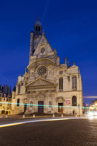 Kerk van Saint Etienne du Mont, Parijs, Ile-de-france, Frankrijk — Stockfoto
