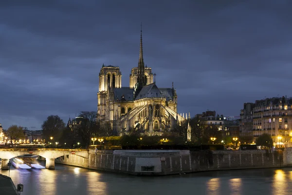 Notre dame-katedrális, az Ile de France, Párizs, Franciaország — Stock Fotó