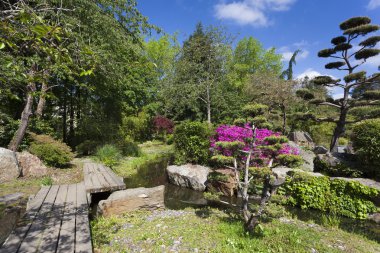 Japon bahçesi, Nantes, Pays de la Loire, Fransa